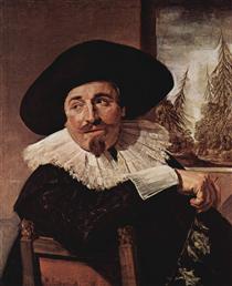 Portrait d'Isaac Abrahamsz. Massa - Frans Hals