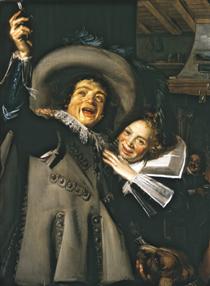 Le Jeune Ramp et sa belle - Frans Hals