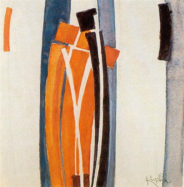 Drawings of curves, 1926 - Frantisek Kupka