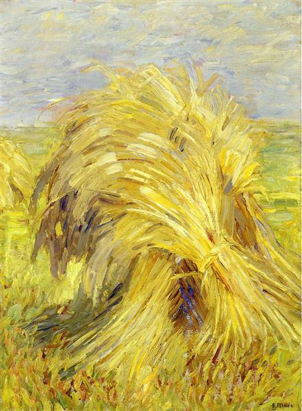 Sheaf of Grain, 1907 - Франц Марк