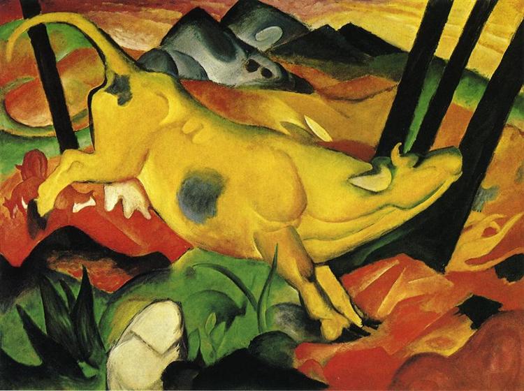 The Yellow Cow, 1911 - Franz Marc