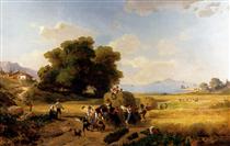 The Last Day Of The Harvest - Franz Richard Unterberger