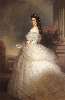 Elizabeth, Empress of Austria - Franz Xaver Winterhalter