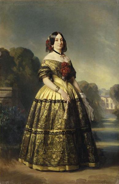 Maria Luisa von Spanien, 1847 - Franz Xaver Winterhalter