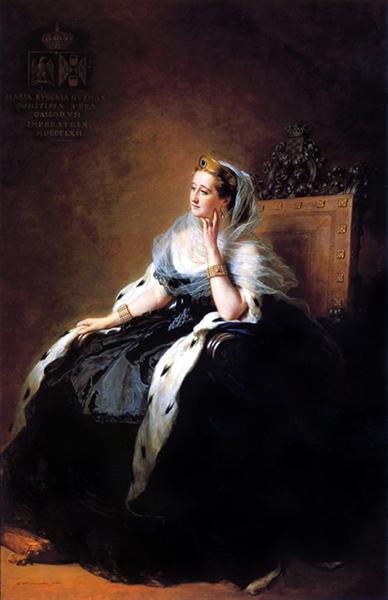 Portrait of Eugénie, Empress of the French, 1862 - Franz Xaver Winterhalter