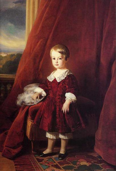 Portrait of Louis d'Orleans, 1845 - 弗朗兹·克萨韦尔·温德尔哈尔特