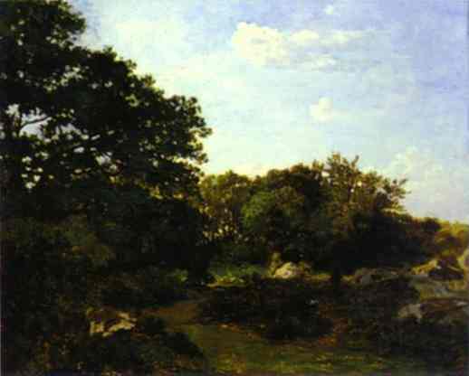 Forest of Fontainebleau, 1865 - Frédéric Bazille