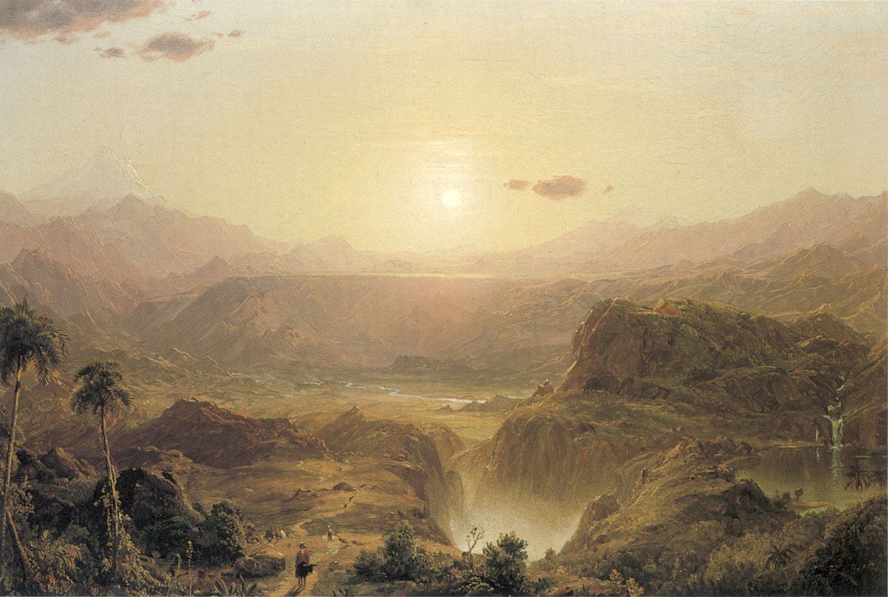 The Andes of Ecuador, 1855 Frederic Edwin Church