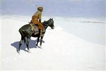 The Scout: Friends or Foes? - Frederic Remington