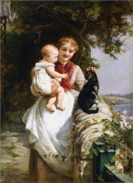 Motherly Love - Frederick Morgan