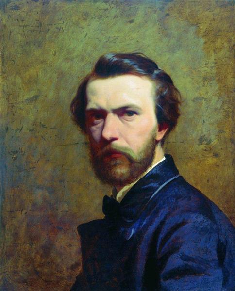 Self-portrait, c.1850 - Фёдор Бронников