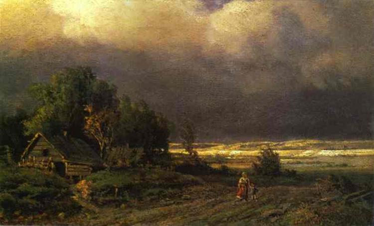 Before a Thunderstorm - Fjodor Alexandrowitsch Wassiljew