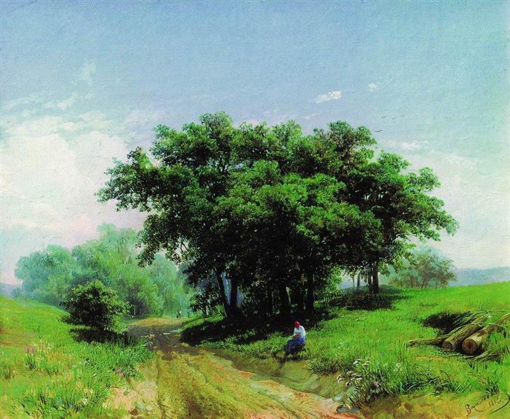 Летний жаркий день, 1869 - Фёдор Васильев