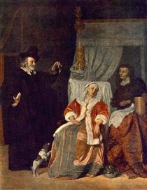 The Patient and the Doctor - Gabriel Metsu