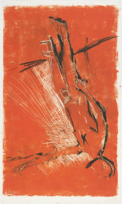 Nude with Three Arms, 1977 - Георг Базеліц