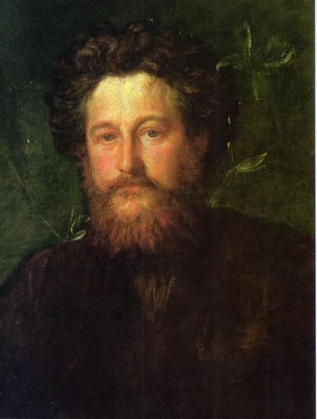Portrait of William Morris, 1870 - Джордж Фредерік Воттс