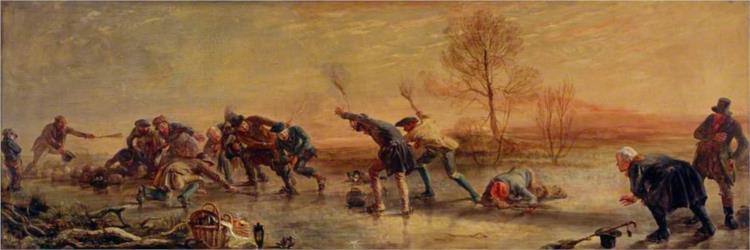 The Curlers, 1835 - Джордж Харви