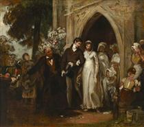 The Village Wedding, Watley Abbey - George Hemming Mason