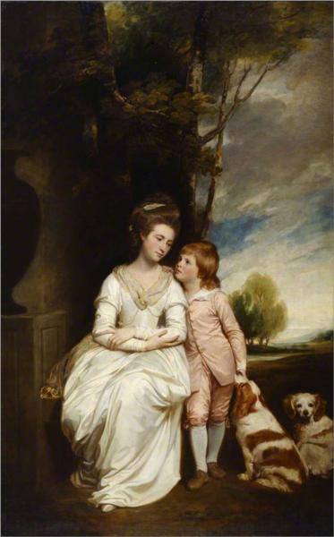 Anne, Countess of Albemarle, and Her Son, 1779 - George Romney