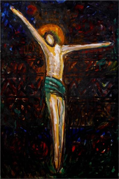 Lord´s Crucifixion, 1990 - George Stefanescu