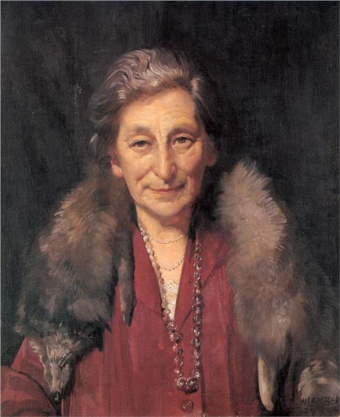 Mrs Annie Murdoch, 1927 - Джордж Вашингтон Ламберт