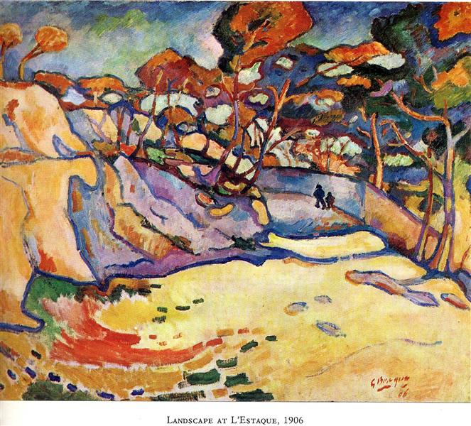 Estaque, the harbour, 1906 - Georges Braque