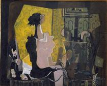 Woman with the easel - Georges Braque
