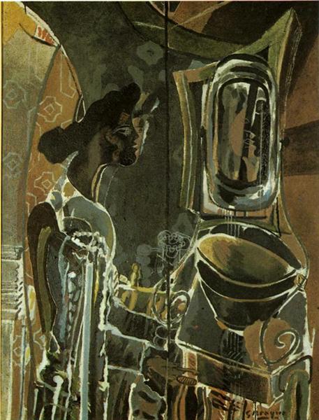 Woman at the Mirror, 1945 - Georges Braque