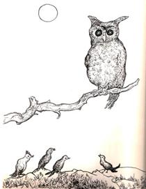 Untitled (Owl) - Жорж Рібмон-Десень