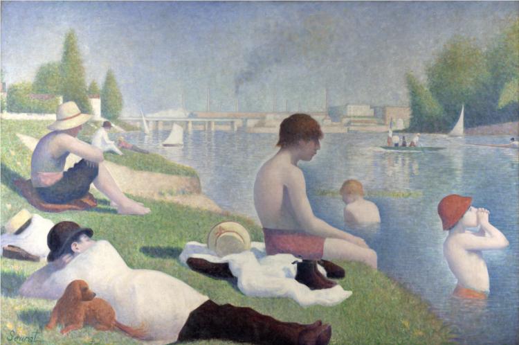 Bathers at Asnières, 1884 - Georges Seurat