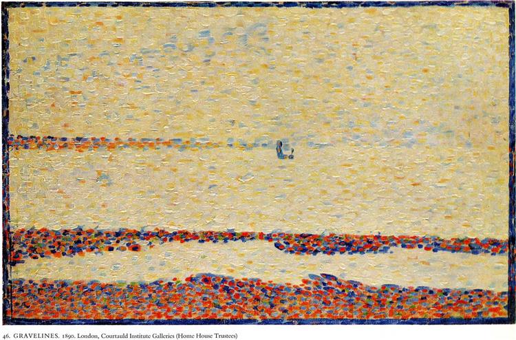 Beach at Gravelines, 1890 - Georges Seurat