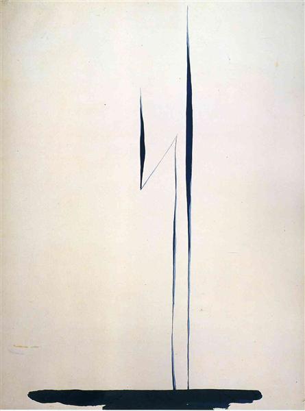 Black Lines 1, 1916 - Georgia O’Keeffe