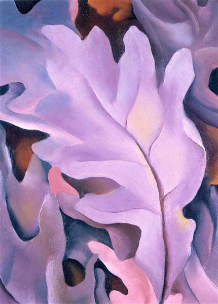 Purple Leaves, 1922 - Джорджія О'Кіф