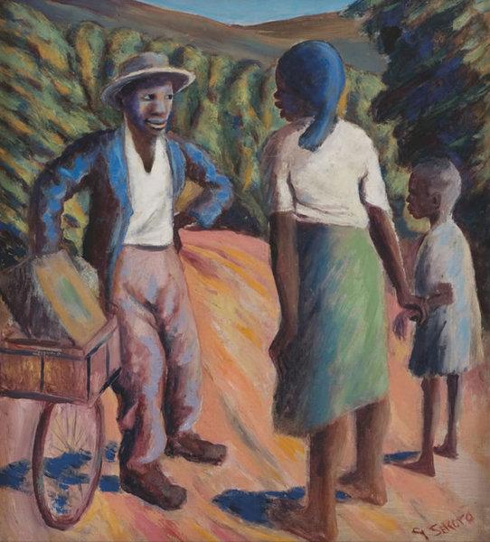 THE VISITOR EASTWOOD, 1947 - Gerard Sekoto