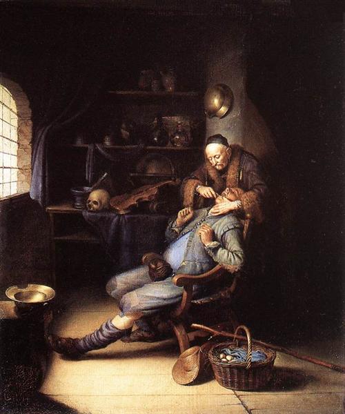 The Extraction of Tooth, 1630 - 1635 - Gerard Dou