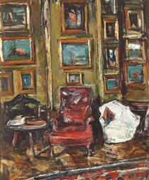 Interior from Artist's Workshop - Gheorghe Petrascu