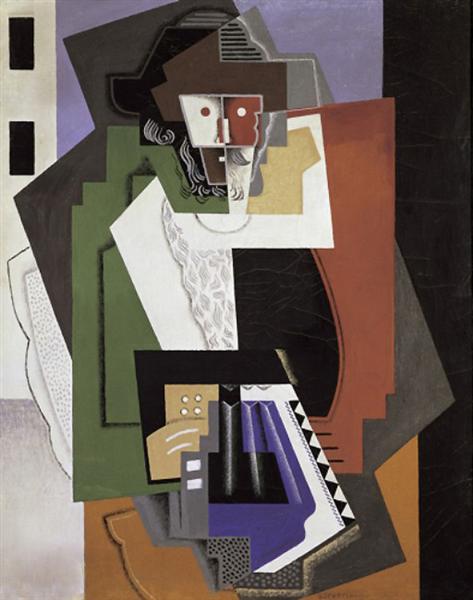 The Accordion Player, 1919 - Джино Северини