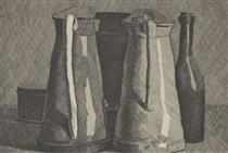 Still Life With Five Objects - Giorgio Morandi