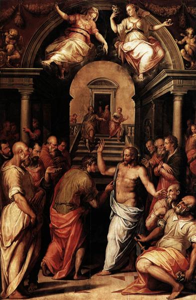 The Incredulity of St. Thomas, 1572 - Джорджо Вазари