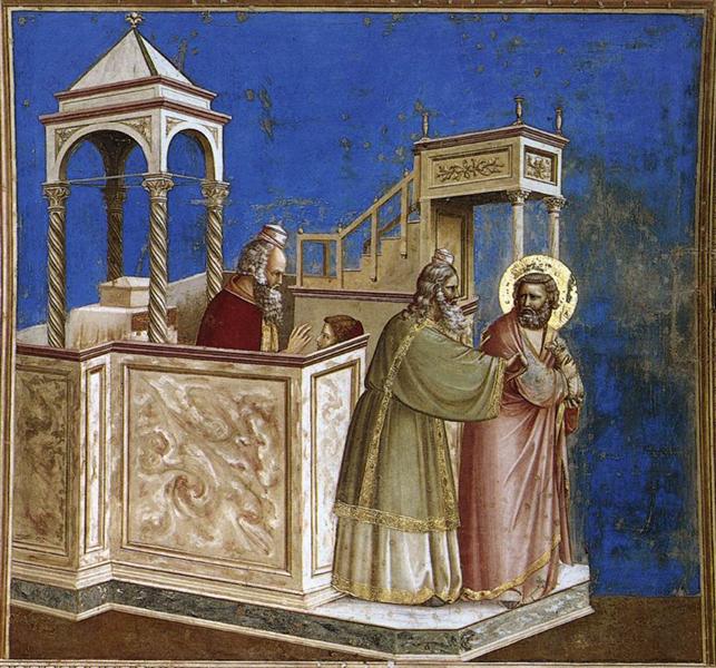 Rejection of Joachim's Sacrifice, c.1304 - c.1306 - Giotto