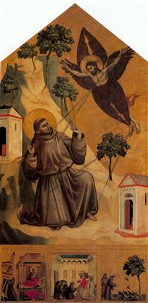 Saint François d'Assise recevant les stigmates - Giotto di Bondone