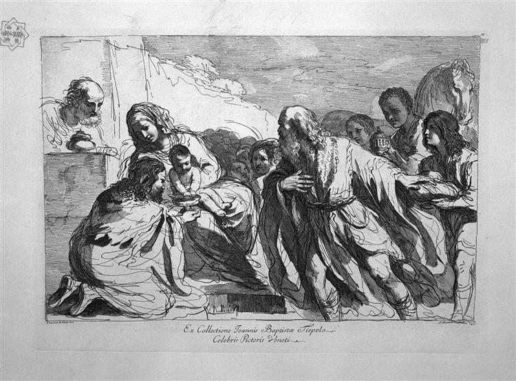 Adoration of the Magi - Giovanni Battista Piranesi