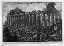 Another View of the Temple in the city of Paestum, believed dedicated to Juno - Giovanni Battista Piranesi
