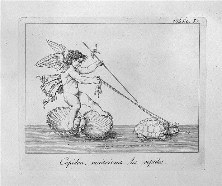 Cupid and the turtles - Giovanni Battista Piranesi