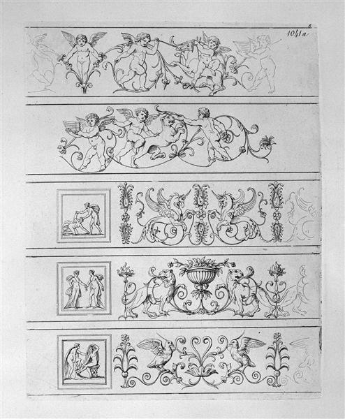 Five friezes - Giovanni Battista Piranesi