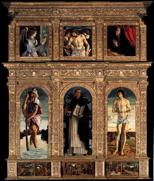 Polyptych of San Vincenzo Ferreri, 1464 - 1468 - Giovanni Bellini