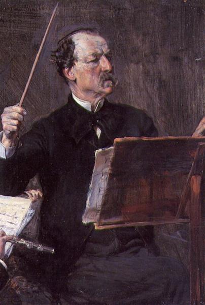 Portrait of Emanuele Muzio, 1892 - 乔瓦尼·波尔蒂尼