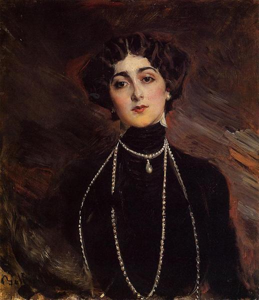 Portrait of Lina Cavalieri, 1901 - 乔瓦尼·波尔蒂尼