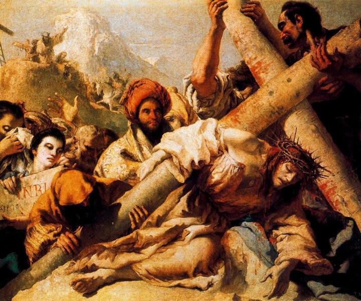 Christ's Fall on the way to Calvary, 1772 - Giovanni Domenico Tiepolo