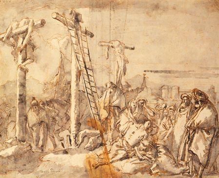 Lamentation at the Foot of the Cross, 1760 - Giandomenico Tiepolo